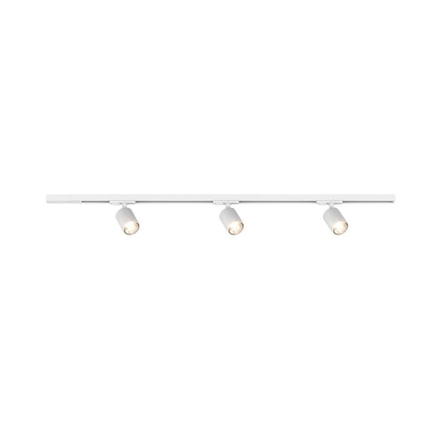 Binario Top Light MONO YARIKIT 100 BI BIANCO GU10 LED spot soffitto orientabili moderni