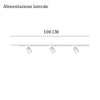 Binario Top Light MONO YARIKIT 100 BI BIANCO GU10 LED spot soffitto orientabili moderni