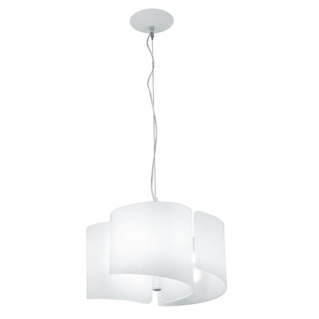 Lampada a sospensione 60W 3XE27 tre emissioni bianca CREATE