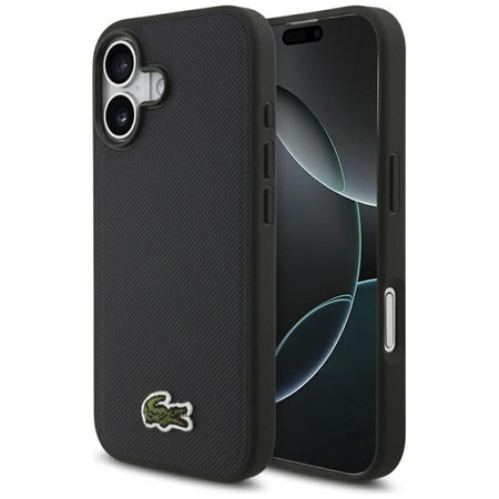 cover lacoste iphone 17 blu navy magsafe compatibile