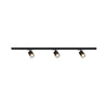 Binario Top Light MONO YARIKIT 100 NE NERO GU10 LED spot soffitto orientabili moderni