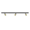 Binario Top Light MONO YARIKIT 100 OR ORO GU10 LED spot soffitto orientabili moderni classici