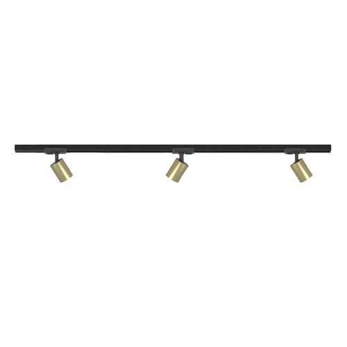 Binario Top Light MONO YARIKIT 100 OR ORO GU10 LED spot soffitto orientabili moderni classici