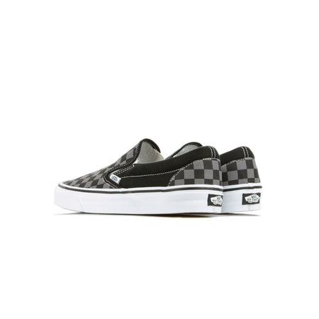 VANS Scarpa Bassa Uomo Classic Slip-on Black/pewter/checkerboard da uomo