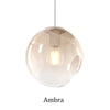 Binario Top Light MONO 1194MONO BI BIANCO E27 LED lampada soffitto moderna sfera vetro colorato