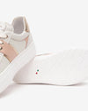 Nero Giardini sneakers donna in pelle beige col .osso E513022D713