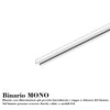 Binario Top Light MONO 1128 CLOUD YARI BIANCO GX53 LED lampada soffitto moderna spot orientabile diffusore cilindro metallo