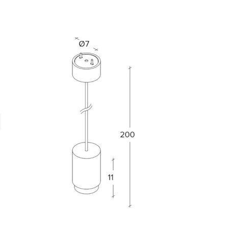 Lampadario moderno Sforzin illuminazione PROPILEI T487 GU10 LED gesso sospensione