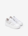 Nero Giardini sneakers donna in pelle logata bianco E513080D707