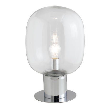 Lampada da tavolo 25W E27 diametro 18cm cromo GILDA