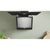 Bosch Cappa Design In Vetro A Muro 60cm 220w Luce Led Nero Dwk65dk60