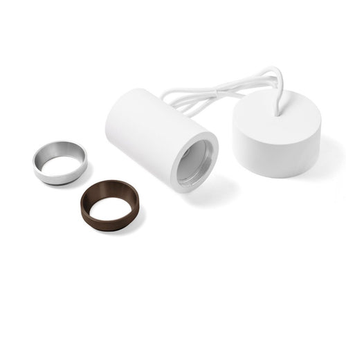 Lampadario moderno Sforzin illuminazione PROPILEI T487 GU10 LED gesso sospensione