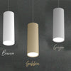 Binario Top Light MONO 1128 CLOUD YARI BIANCO GX53 LED lampada soffitto moderna spot orientabile diffusore cilindro metallo