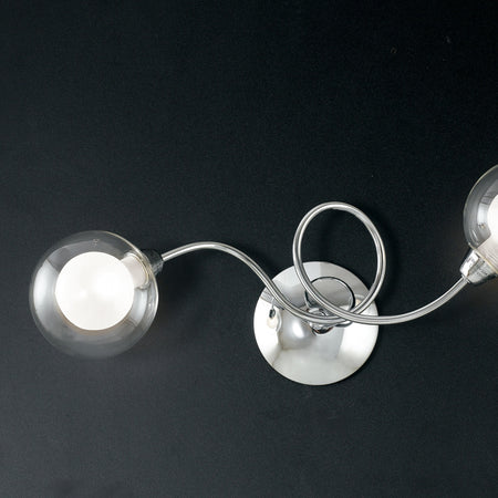 Plafoniera da interno 28W 2XG9 a 2 emissioni cromo POST