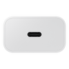 SAMSUNG FAST EP-T2510XWEGEU - ALIMENTATORE 25W USB-C WHITE + CAVO 1M