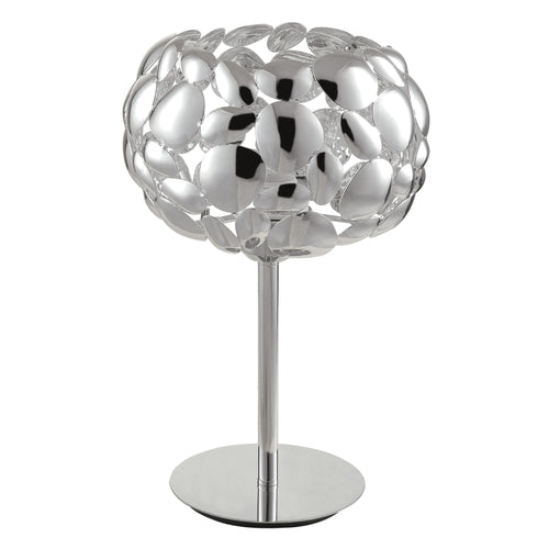 Lampada da tavolo 60W E27 diametro 22cm cromo GRAPE