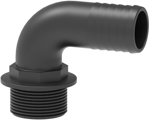 Raccordo portagomma Arag 90° filetto maschio G 1 e diametro 30mm confezione da 10 pezzi