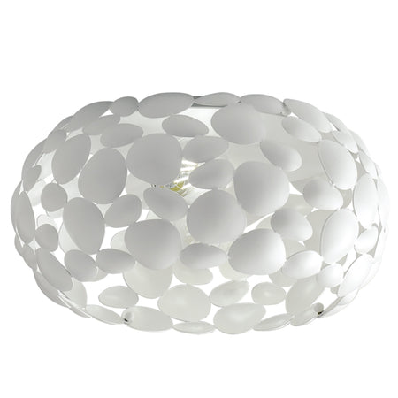 Plafoniera da interno 60W 3XE27 diametro 48cm bianca GRAPE