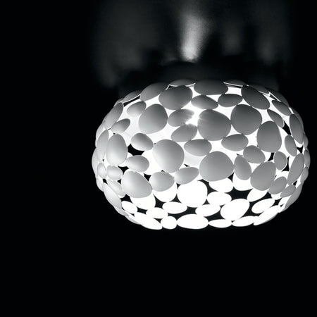 Plafoniera da interno 60W 3XE27 diametro 48cm bianca GRAPE