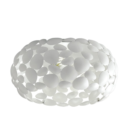 Plafoniera da interno 60W 2XE27 diametro 35cm bianca GRAPE