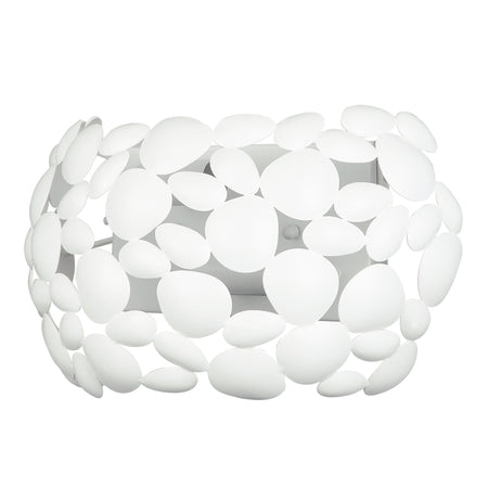 Applique da parete per interno 40W 2XE14 bianca GRAPE