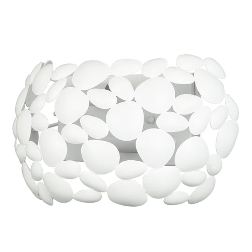 Applique da parete per interno 40W 2XE14 bianca GRAPE