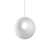 Binario Top Light MONO 1184 ECLIPSE YARI BIANCO G9 LED lampada soffitto moderna spot orientabile sfera vetro satinato
