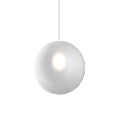 Binario Top Light MONO 1184 ECLIPSE YARI BIANCO G9 LED lampada soffitto moderna spot orientabile sfera vetro satinato