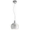 Lampada a sospensione 60W E27 diametro 20cm orientabile cromo BEAUTY