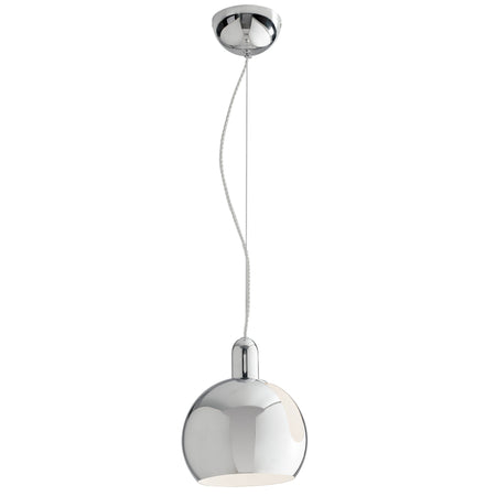 Lampada a sospensione 60W E27 diametro 20cm orientabile cromo BEAUTY