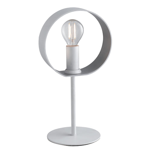 Lampada da tavolo 40W E14 orientabile bianca TORCH
