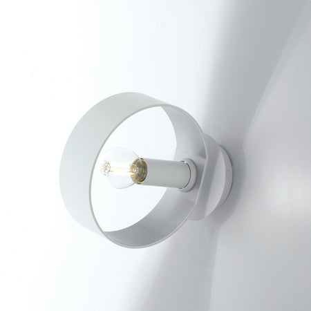 Applique da parete per interno 40W E14 orientabile bianco TORCH