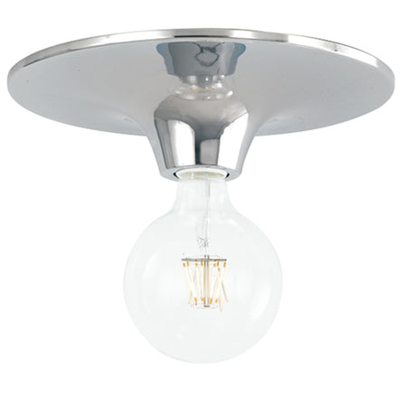 Plafoniera a soffitto per interno 60W E27 diametro 30cm cromo VISION