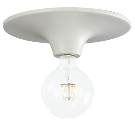 Plafoniera a soffitto per interno 60W E27 diametro 30cm bianca VISION