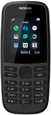 nokia 105 2017 dual sim black IMPORT NO GARANZIA