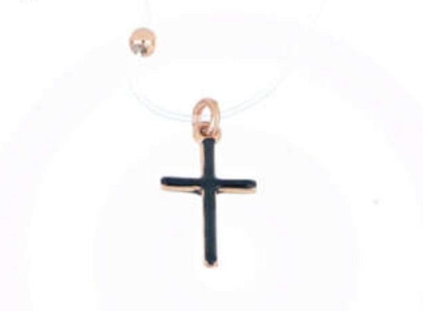 Rue des Mille - Girocollo Lenza con Croce Smaltata