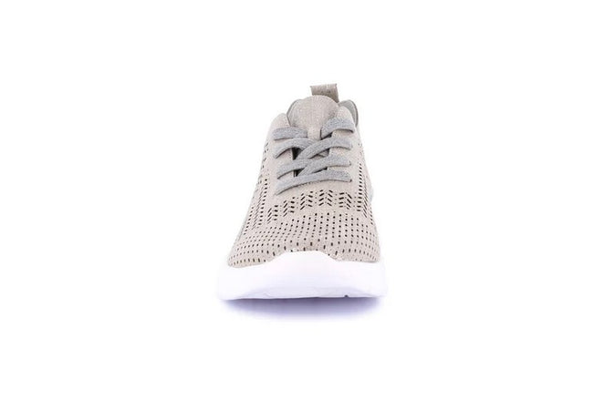 Grunland sneakers donna Sace in ecopelle grigio metal SC0190