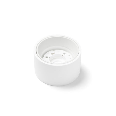 Plafoniera gesso Sforzin illuminazione NASSO tonda T423 GX53 LED alluminio soffitto