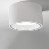 Plafoniera gesso Sforzin illuminazione NASSO tonda T423 GX53 LED alluminio soffitto