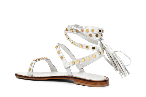 SANDALO SCHIAVA IN PELLE