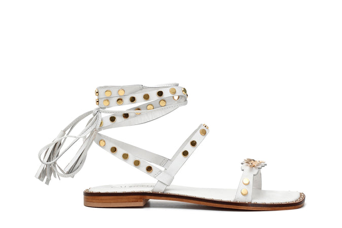 SANDALO SCHIAVA IN PELLE