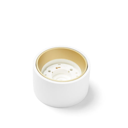 Plafoniera gesso Sforzin illuminazione NASSO tonda T424 GX53 LED alluminio soffitto