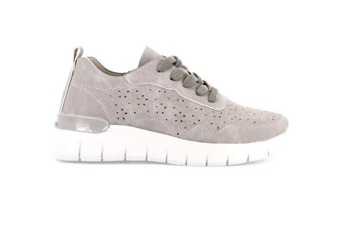 Grunland sneakers donna Sace in ecopelle taupe SC0195