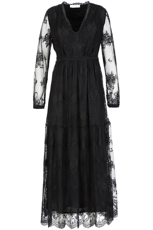 ABITO LUNGO IN PIZZO