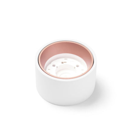 Plafoniera gesso Sforzin illuminazione NASSO tonda T425 GX53 LED alluminio soffitto