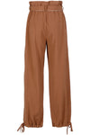 PANTALONE CINTURA A CONTRASTO