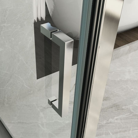 Porta Doccia Scorrevole per Nicchia 6mm Opaca