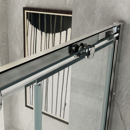 Porta Doccia Scorrevole per Nicchia 6mm Opaca