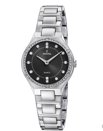 FESTINA Orologio Cassa In Acciaio e Zirconi