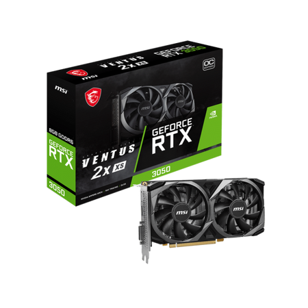 Msi Vga Rtx 3050 8gb Ventus 2x Xs Dvi/hdmi/dp Gddr6 V809-4266r
